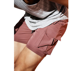New Men's Quick Dry Cargo Shorts Lightweight Multi-Pocket Gym Workout Athletic Running Shorts Casual Drawstring Summer Short - Product Image 5