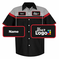 Camisa de Trabajo de Manga Corta para Hombre, Personalizada, de Alta Visibilidad, Antiencogimiento, con Serigrafía, para Detección de Metales, Uniforme Industrial de Algodón