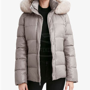 Veste polaire pour femmes de haute qualité Logo personnalisé imprimé à bas prix Veste d'hiver grande taille respirante et traitement fini - Product Image 3