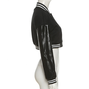 Veste universitaire pour femme grande taille, personnalisable avec logo, en polaire pour l'hiver, style décontracté, vente en gros - Product Image 3