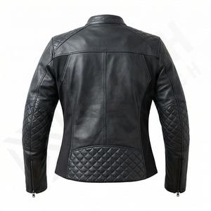 Veste de moto sur mesure pour homme en cuir de vachette avec panneaux extensibles dans quatre directions, équipement de protection pour la conduite, couleur personnalisée - Product Image 2
