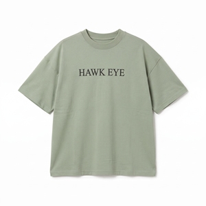 T-shirt unisexe pour enfants, personnalisé avec logo brodé, 100 % coton jersey, manches courtes, coupe décontractée, épaules tombantes - Product Image 6