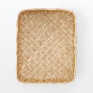 Seagrass Organizer Herringbone <b>Rectangular</b> <b>Basket</b> Handmade Storage <b>Basket</b> Wholesale eco-friendly Made in Viet Nam - Product Image 3