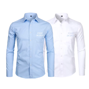 Custom Design Heat-Transfer Printed Full Button Down <b>Dart</b> Casual Summer Shirt 100% Polyester Breathable - Product Image 5