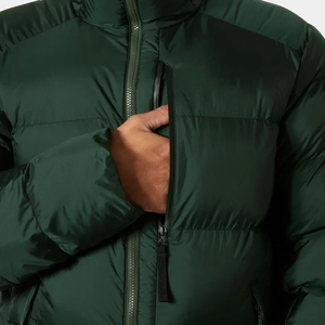 2026 Men's Premium Quality Solid Zip up Oversized Puffer <b>Jacket</b> Winter Warm Custom Quilted Waterproof High Quality Down <b>Jackets</b> - Product Image 5