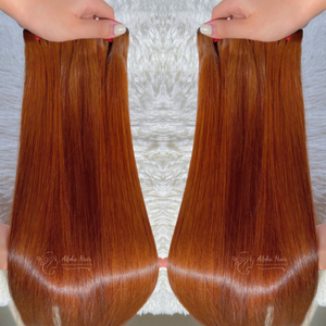 Cuticules soyeuses alignées Super Double dessiné Premium os droit Extensions de cheveux humains vietnamiens non transformés Lace Front perruques - Product Image 4