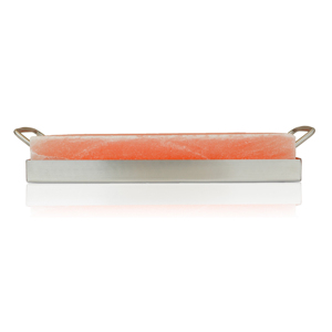 Hot Selling High Quality Refined Natural Himalayan <b>Pink</b> Salt Cooking Slab Premium a Grade Stainless Steel Holder Box Pakistan - Product Image 2