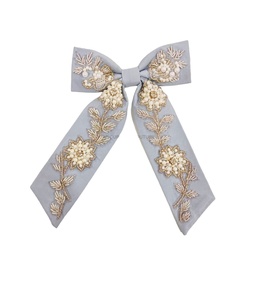 Arcs perlés à la mode embellis femmes accessoires fabriqués en Inde enfants arcs perlés artisanat graine perlée arc alligator - Product Image 1