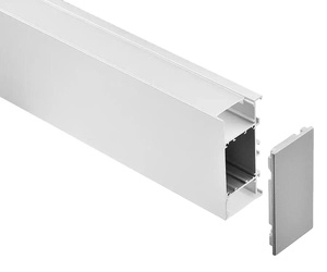 Perfil de Aluminio Extruido de Alta Calidad Serie 6000 para LED con Servicios de Corte y Soldadura para Iluminación Flexible con Tiras LED - Product Image 1