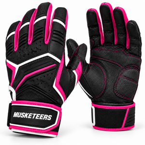 Guantes de Bateo de Béisbol Personalizados para Equipos y Clubes, para Hombres y Mujeres, Cierre de Gancho y Bucle, Duraderos, Ecológicos y Ligeros - Product Image 2