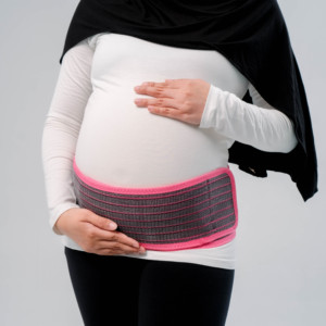 Finest Belly <b>Belt</b> with Strong Double Velcro and Breathable, <b>Elastic</b> Material: Comfortable and Safe for Pregnant Women - Product Image 6