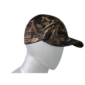 Orange <b>Camo</b> Cap Hunting Cap Fishing Breathable Polyester Unisex Adult Summer Hat - Product Image 2
