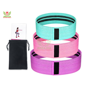 Set de Bandas de Resistencia para Entrenamiento de Cadera para Mujeres, Bandas Elásticas Anchas Antideslizantes para Ejercicios de Glúteos, de Poliéster Resistente - Product Image 5