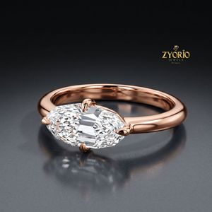 18K Gold Marquise Cut Solitaire Engagement <b>Ring</b> Lab Grown Diamond Luxury Bridal <b>Ring</b> Wedding Jewelry for Women - Product Image 5