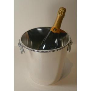 High Polish Metal Ice Bucket Pedestal Style For Beverahe Cooling 5 Litre Capacity Stainless Steel Wine Chiller bucket For <b>Bars</b> - Product Image 4