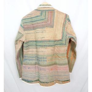 Hand-Stitched Cotton <b>Kantha</b> <b>Jacket</b> for Women Embroidered vintage Design with Elegant <b>Kantha</b> Embroidery <b>jacket</b> for women - Product Image 6