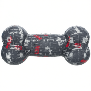 Osso in Gomma Termoplastica 17 Cm Grigio Giocattolo da Masticare per Animali Domestici - Product Image 2