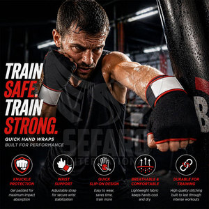 Ventes flash : Bandages de boxe rapides fabriqués au Pakistan, sur mesure, protecteurs - Product Image 3