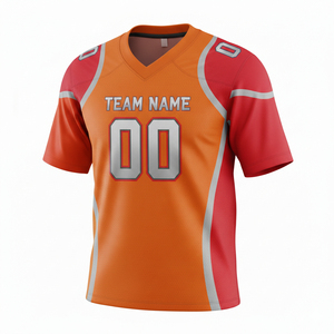 เสื้อฟุตบอลคอวีสีทองเทอร์ควอยซ์แบบยูนิเซ็กซ์ พิมพ์ลายแบบซับลิเมชั่น ระบายเหงื่อได้ดี ระบายอากาศได้ดี แขนสั้น ทรงปกติ 100% - Product Image 4