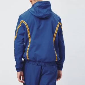 Wholesale Regular Fit Unisex Streetwear Fleece Quick Dry Breathable Sports New Style Designed <b>Strip</b> Tracksuit Hooded Tracksuits - Product Image 6