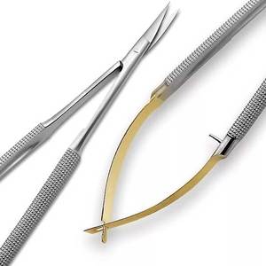 Castroviejo micro needle holder set 3 pcs tc forceps german dental eye microsurgery instruments stainless steel surgical tools - Product Image 4