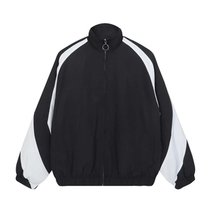 Custom Logo <b>Mens</b> Retro Color Block Windbreaker <b>Track</b> <b>Jacket</b> Lightweight Windproof Zip Up windbreaker <b>jackets</b> for <b>men's</b> - Product Image 2
