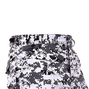Pantalon cargo camouflage numérique pour homme, coupe droite, plusieurs poches, séchage rapide, polyester, style vêtement de travail, taille haute, fermeture éclair - Product Image 4