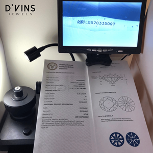 D'vins เพชรพลอย5.29กะรัต VS1 g สำหรับการทำเครื่องประดับ - Product Image 2