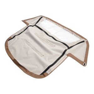 Capote souple convertible couleur tan avec fenêtre en plastique, toits ouvrants en vinyle et pièces détachées pour Chevrolet Corvette 1986-1993 - Product Image 6