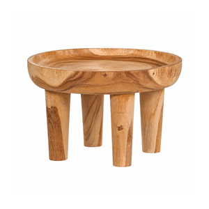 Modern Organic Solid Suar <b>Wood</b> <b>Round</b> <b>Coffee</b> <b>Table</b> Tray Top Chunky Legs Rustic Design Handmade Premium Home Furniture - Product Image 2