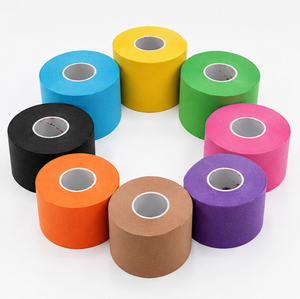 Bande de kinésiologie personnalisée multicolore de 5 cm, imperméable, respirante, en coton, pour le sport, la musculation, produit OEM - Product Image 1