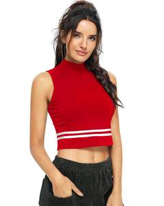 Fabricante de Camisetas Deportivas sin Mangas para Mujer de Calidad Profesional, Tela Duradera de Alto GSM, Suministro de Marca Privada - Product Image 3