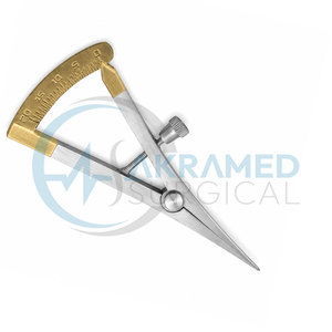 Calibrador de Medición Manual Castroviejo, Instrumento Ortopédico Quirúrgico de Acero Inoxidable, Medidor de Precisión, Herramienta Reutilizable con Certificación CE - Product Image 3