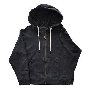 Nueva Sudadera con Capucha y Cierre para Mujer, con Logotipo Personalizado, Color Negro, Tejido de Algodón, Manga Larga, Transpirable, Estilo Urbano - Product Image 1