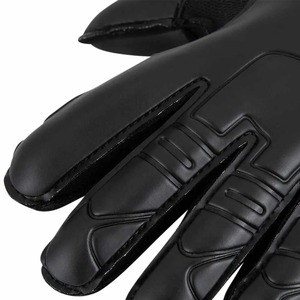 ถุงมือผู้รักษาประตูฟุตบอลสีดำพรีเมียม พร้อมสายรัดข้อมือคุณภาพสูง แบบยูนิเซ็กซ์ ทรงไฮบริดเอ็กซ์แพนส์ สำหรับมืออาชีพ - Product Image 5
