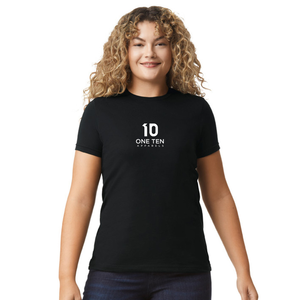 Camiseta Clásica de Verano para Mujer, Cuello Redondo, Algodón Suave, Informal, Manga Corta, Ecológica, Transpirable, con Logotipo Bordado, para Uso Diario - Product Image 1