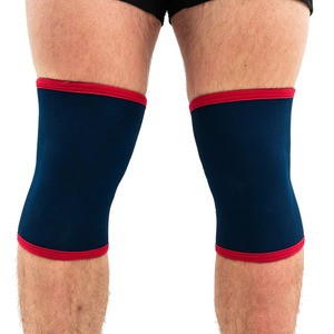Genouillères de protection professionnelles personnalisées en nylon et coton noir et vert pour la musculation tout-terrain - Product Image 6