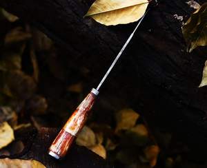 มีดโบวี่เหล็กดามัสกัสทำมือรุ่นใหม่ล่าสุด ขนาด 13 นิ้ว ใบมีดคงที่ สำหรับล่าสัตว์กลางแจ้ง ด้ามจับทำจากกระดูก ใช้ได้ทั้งในครัวและนอกครัว - Product Image 5