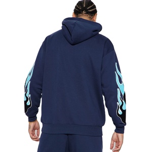 Print Anti-wrinkle Fleece Pullover Hoodie 100% Cotton Casual With Drawstring Hood 3d Graphic Streetwear Men Women - Product Image 2