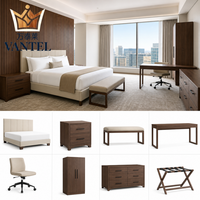 Juego de Muebles de Dormitorio para Hotel Vantel, Muebles Modernos de Lujo Personalizados para Habitaciones de Huéspedes, para Proyectos de Resorts y Hostelería