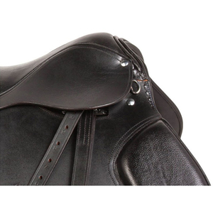 Sillas de montar profesionales de cuero duradero para caballos, sillas de montar inglesas multiusos para salto, carreras y equitación con envío y entrega. - Product Image 2