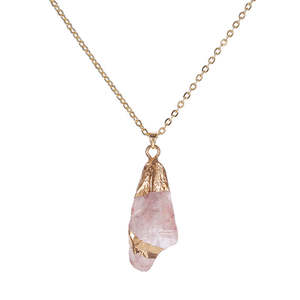 Elegante Colgante de Piedra Azul Natural para Mujer, Estilo Punk, Forma Natural - Product Image 2
