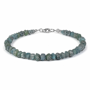 Pulsera de Cuentas Plateada Hecha a Mano, Brazalete Clásico para Fiesta, Joyería Certificada para Mujer - Product Image 3
