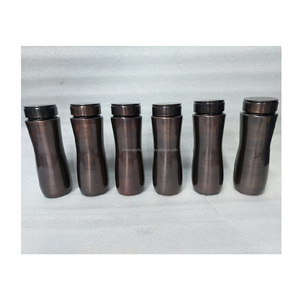 Botella de Agua Potable de Cobre Ecológica Auténtica para Uso Diario, Promueve la Digestión, la Hidratación y el Equilibrio del Bienestar, Unisex - Product Image 4