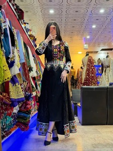Vestidos Afganos Hechos a Medida, Vestidos Étnicos Vintage Bordados de Manga Larga para Mujer, Ropa Casual para Festivales y Bodas - Product Image 6