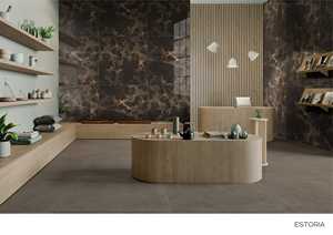 Baldosa de Porcelana con Aspecto de Mármol Brillante de 600x1200mm, Impermeable, Diseño Moderno, Adhesiva, para Sala de Estar, Dormitorio, Hotel - Product Image 1