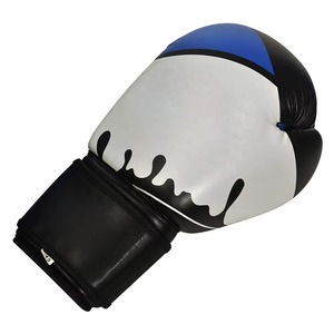 Guantes de MMA Premium con Diseño Splash, Guantes de Entrenamiento Profesionales para Artes Marciales, Sparring, Boxeo, Cuero PU, Ajustables con Cierre de Gancho y Bucle - Product Image 3