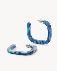 H CRAFT Élégantes Boucles d'Oreilles à Clip en Résine Faites à la Main, Finition Brillante, Design Classique, Légères, Accessoires de Mode pour le Quotidien et les Fêtes - Product Image 5