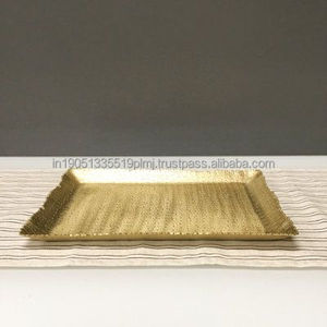 ถาดเสริฟโลหะสำหรับร้านอาหารและโรงแรมสุดหรูถาดเสิร์ฟอาหารในบ้านและห้องครัว - Product Image 2