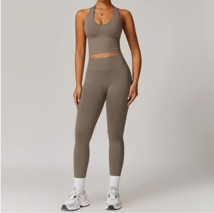 Leggings de yoga sin costuras de cintura alta con logotipo personalizado de calidad premium a precio mayorista RTS para producción en masa para mujeres AS-YL-05 - Product Image 4